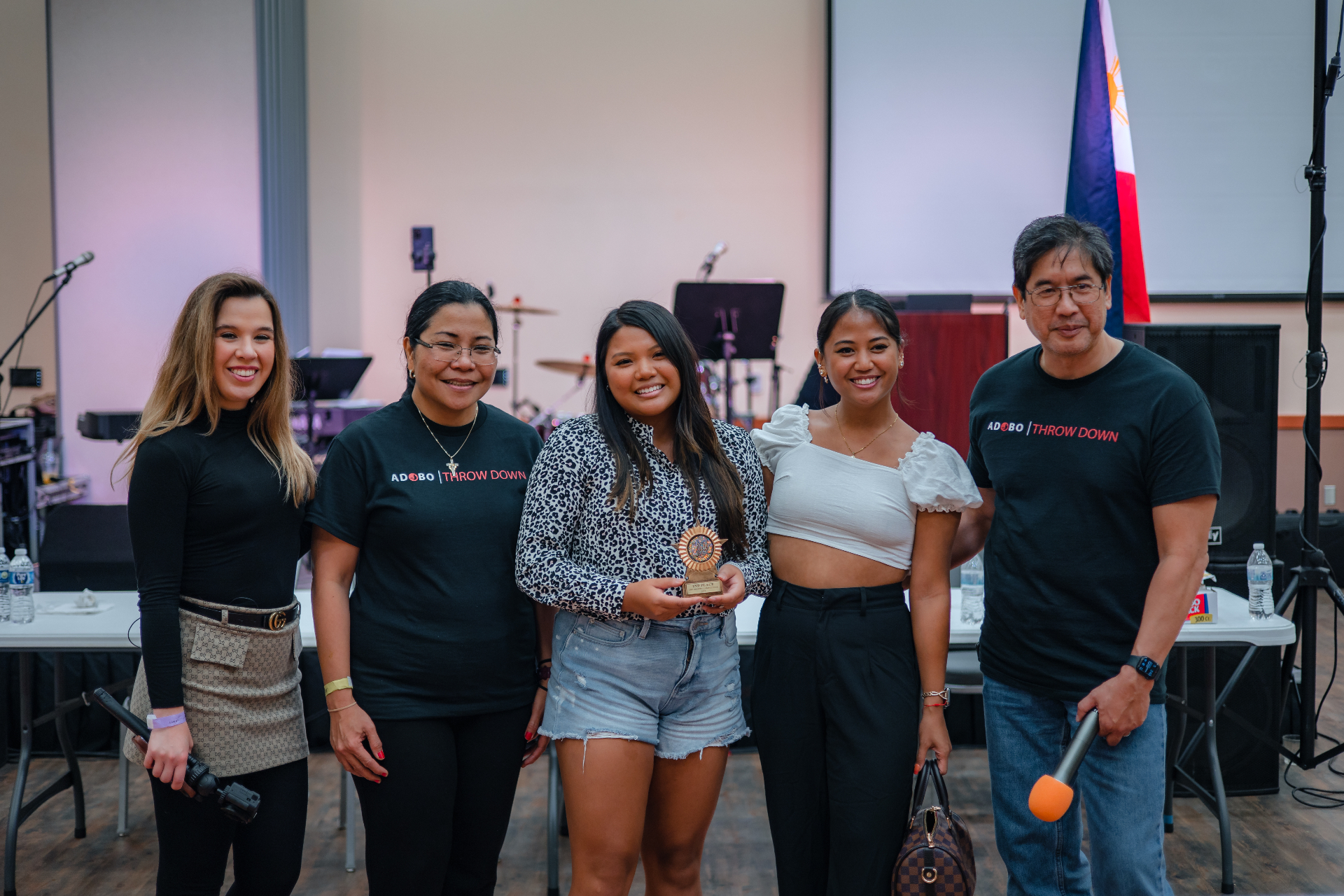 Ube Throwdown podium moment captured on stage.